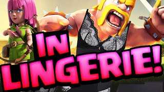 Clash of Clans ♦ I Won the War in LINGERIE ♦ [upl. by Zorine]