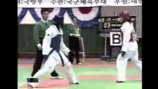 Korean TKD Nationals Womens Feather Weight Finals [upl. by Keverian408]