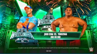 John Cena Vs Sumo Yokozuna  No DQ Match At WrestleMania  WWE 2k24 [upl. by Ahsila919]