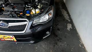 2016 Crosstrek headlight replacement [upl. by Akemahs]