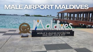 Velana International Airport Male Maldives Maldivestourism MaafushiIsland travelVlog travel [upl. by Oelc]