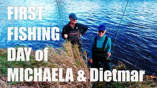 First Fishing Day of Michaela amp Dietmar [upl. by Nesnar222]