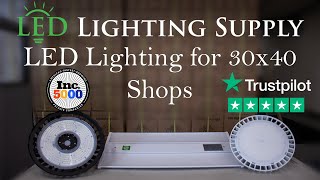 Expert Guide Best LED Lighting for 30x40 Shops amp Pole Barns [upl. by Oht101]