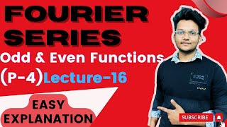 Fourier Series  Odd and Even functions  L16  Numerical 3  Most Important Problem [upl. by Kenward911]