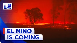 Queenslanders warned El Nino weather event is on the way  9 News Australia [upl. by Naimerej]