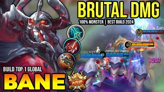 BANE BEST BUILD 2024  BUILD TOP GLOBAL BANE GAMEPLAY  MOBILE LEGENDS✓ [upl. by Eelahc]