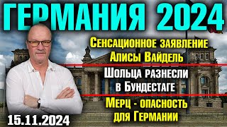 Сенсационное заявление Алисы Вайдель Шольца разнесли в Бундестаге Мерц  опасность для Германии [upl. by Sybille]