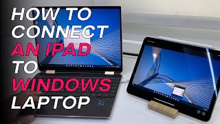 How to use an iPad as a second monitor on a Windows laptop [upl. by Nehgaem686]