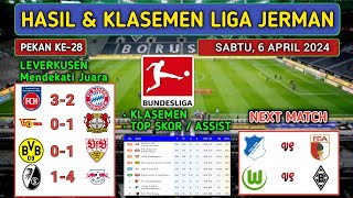 Hasil Liga Jerman Tadi Malam  UNION BERLIN vs LEVERKUSEN  HEIDENHEIM vs BAYERN MUNCHEN  Klasemen [upl. by Gilemette48]