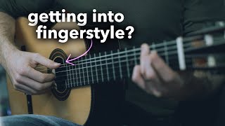 FINGERSTYLE Guitar For Absolute BEGINNERS chords and melody [upl. by Ernald]