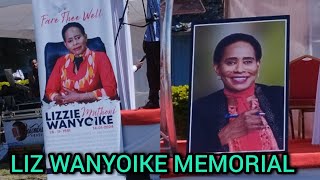 INSIDE LIZ WANYOIKE MEMORIAL SERVICE AT NIBS COLLEGE [upl. by Nelehyram]