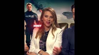 Scarlett Johansson is upset by Chris Evans quotHemsworth is best lookingquot comment  Steve Rogers Edit [upl. by Sivram292]