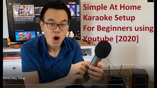 Home Karaoke Easy Setup Fifine Microphone for Absolute BeginnersNewbies 2020  RAYS REVIEWS [upl. by Tarttan497]