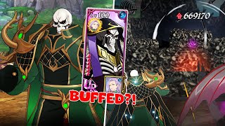 OMG THEY GAVE HIM THE BIGGEST UPGRADE NEW AINZ OOAL GOWN BUFFED STATS amp DAMAGE 7DS Grand Cross [upl. by Speroni257]