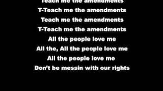 quotTeach Me The Amendmentsquot  The Bill Of Rights [upl. by Blossom]