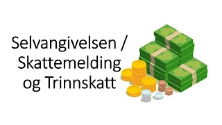 🔴26 Økonomi Selvangivelsen  Skattemelding og Trinnskatt 💰💳💵🔴 [upl. by Ainelec]