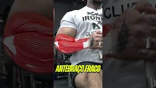 TREINO DE COSTAS AFETADO PELO ANTEBRAÇO FRACO academia laerciorefundini musculacao treino [upl. by Notlaw]