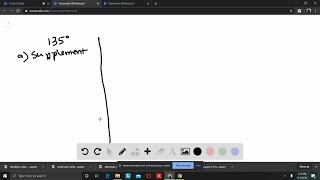 In the following exercises use the properties of angles to solve Find the supplement of a 135° an… [upl. by Clerc]