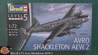 Revell 172nd Avro Shackleton AEW2 review [upl. by Einnim]