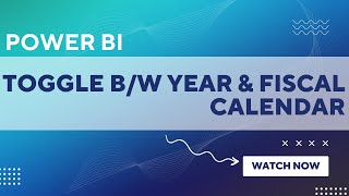 SWITCH SLICER TO TOGGLE BETWEEN CALENDARS  SWITCH BETWEEN CALENDAR YEAR AND FISCAL YEAR IN POWER BI [upl. by Mieka]