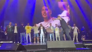 MELENDI CANTA EL HIMNO DEL REAL OVIEDO CON LOS JUGADORES 16092024 [upl. by Wooldridge]