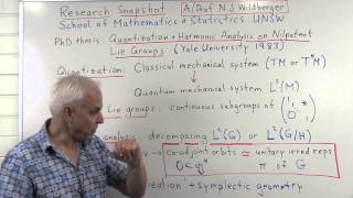 N J Wildberger Research Snapshot Quantization and harmonic analysis on nilpotent Lie groups [upl. by Garvy767]