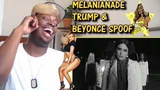 Melanianade  SNL TRUMP amp BEYONCE LEMONADE PARODY REACTION [upl. by Maurili]