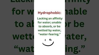 Hydrophobic hydrophilic amphiphilic [upl. by Mcgruter]