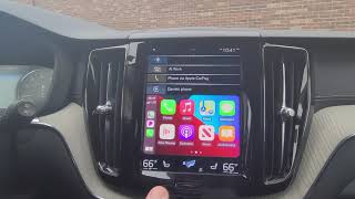 Volvo How To Connect Apple CarPlay amp Android Auto [upl. by Adok856]