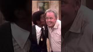 Sammy Davis jr kisses Archie Bunker on the cheek for the longest sustained audience laugh in show [upl. by Gierk]