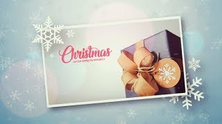 Christmas Photo Winter Slideshow  After Effects Project Files  ★ AE Templates [upl. by Ax473]