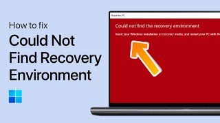 How To Fix ‘Could Not Find The Recovery Environment’ in Windows 11 [upl. by Nahsar]