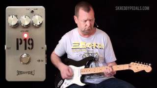 Skreddy Pedals P19  Strat to HIWATT UK Custom 50 [upl. by Sualokin576]