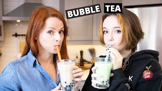 Comment faire BUBBLE TEA 🧋Boba thé recette maison La petite bette [upl. by Frasco]