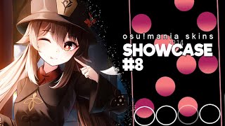 osu mania Anime Skin and Others  osumania skins showcase 8 [upl. by Ahtel]