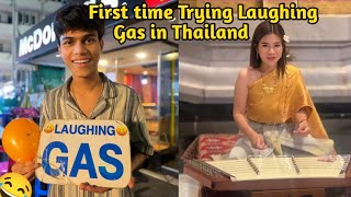 First time trying Laughing Gas in Thailand 😂 [upl. by Allenad]