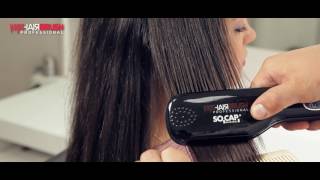 Vapo Hair Brush  Spazzola a vapore Socap [upl. by Itoyj427]