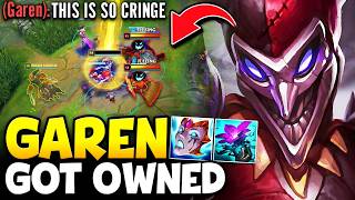 GAREN 100 UNINSTALLED AFTER THIS PINK WARD BEAT DOWN INSANE SHACO PLAYS [upl. by Aivatnwahs]