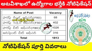 AP Forest Department Jobs 2024  Forest beat officer jobs  Forest department vacancy  FBO FRO [upl. by Krebs86]