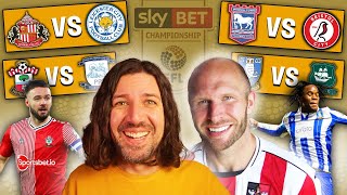 EFL Championship SCORE PREDICTIONS  R36 wSam Parkin [upl. by Gehlbach]