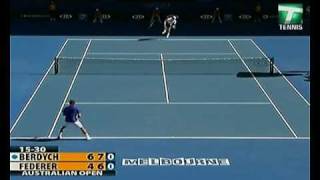 Federer vs Berdych AO R4 2009 [upl. by Eillime]