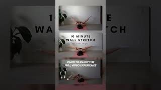 Transform Tight Inner Thighs Fast with This Quick Wall Stretch Yoga [upl. by Junno956]