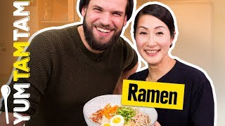 RAMEN LAMEN oder RAHMEN  Vegetarische RamenSuppe mit Kaoru Iriyama  yumtamtam [upl. by Ranite]