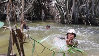 Biyunge panik saat ludang perangkap panen ikan sekandutan [upl. by Bollinger]