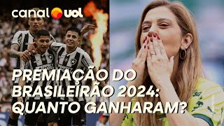 QUANTO CADA CLUBE GANHOU NO BRASILEIRÃO 2024 VEJA VALORES DE PREMIAÇÃO [upl. by Acihsay597]