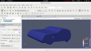 Flow simulation around a car in OpenFOAM® Part 1 tutorial [upl. by Aubarta733]