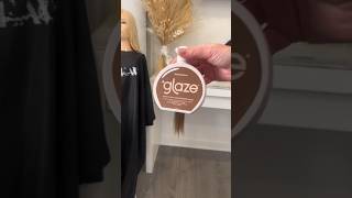 Color Conditioning Gloss from Glaze 💎 hairextensions hairtutorial shorts hairshorts [upl. by Britney]