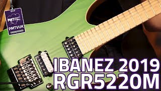 Ibanez 2019 RGR5220M Electric Guitar Transparent Fluorescent Green [upl. by Edwine]