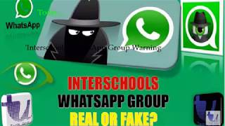 Interschools WhatsApp Group Warning [upl. by Kalman]