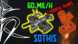 Money making meta  Sothis cargo 60 milh amp federal ranks Elite Dangerous [upl. by Mailli]